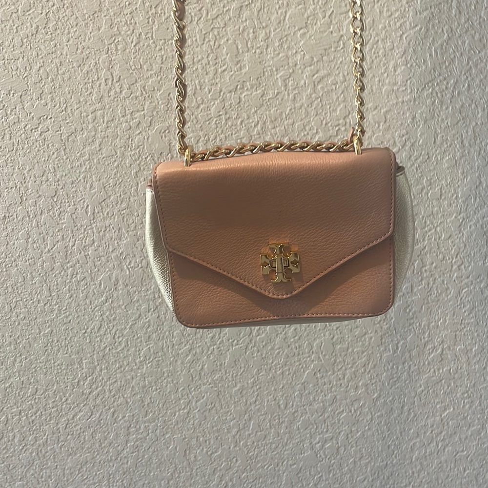 Tory Burch Pink / Gold cross body bag